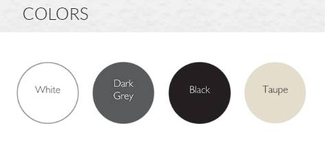 Шезлонг-лежак пластиковый Slim белый 1800х720х700 мм