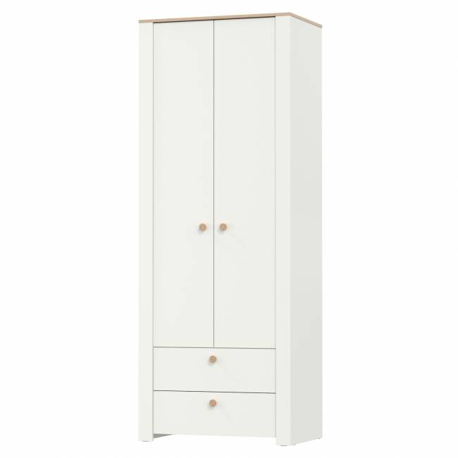 Шкаф для одежды с ящиками Джастин 13.339 цвет белый шагрень/дуб белый эксклюзив Шкаф для одежды с ящиками Джастин 13.339 цвет белый шагрень/дуб белый эксклюзив