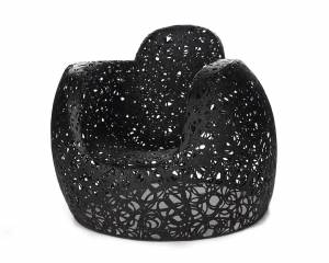 Базальтовое кресло "Stellar Chair", Черное