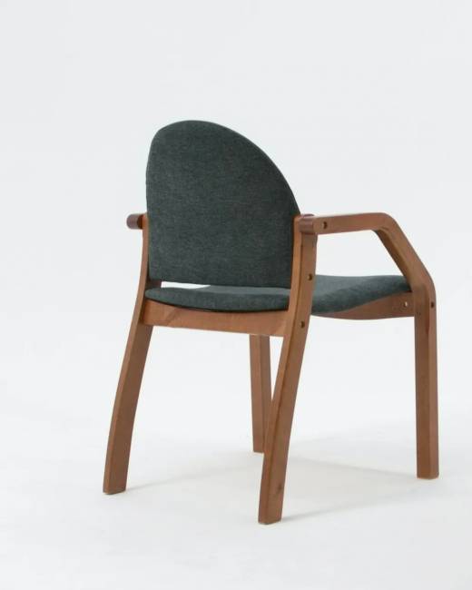 Стул-кресло Джуно 2.0 орех/зелёный