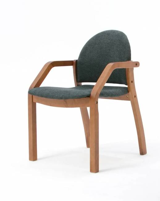 Стул-кресло Джуно 2.0 орех/зелёный