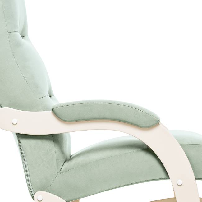 Кресло-маятник Leset Дэми Слоновая кость V14 бирюзовый Кресло-маятник Leset Дэми Слоновая кость V14 бирюзовый