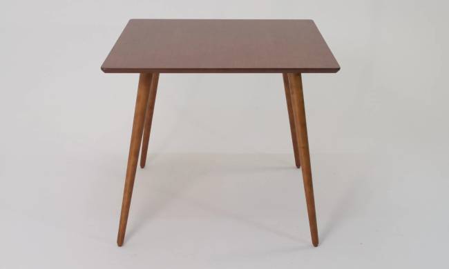 Стол Монте М 100 орех со стульями Франк орех рогожка серый